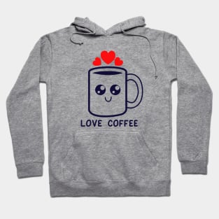 Love coffee doodle Hoodie